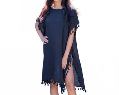 The Royal Standard Lori Cover-up In Black In Blue