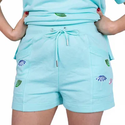The Royal Standard Monterosso Breathable Shorts In Capri Blue