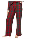 The Royal Standard Telluride Sleep Pant In Red Plaid In Multi