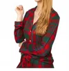 The Royal Standard Telluride Sleep Shirt In Red Plaid In Multi