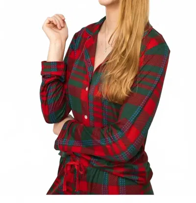 THE ROYAL STANDARD TELLURIDE SLEEP SHIRT IN RED PLAID