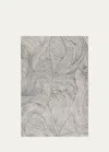 The Rug Company X Adam Hunter Waves Blue Hand-knotted Rug, 9' X 12' In Blue, Cream