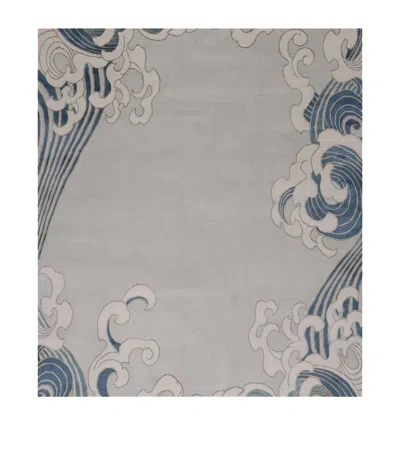 The Rug Company X Guo Pei Tempest Night Rug In Blue