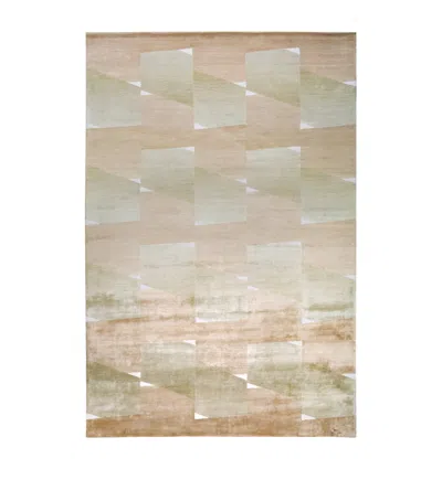 The Rug Company X Kelly Wearstler Crux Auburn Rug In Gold