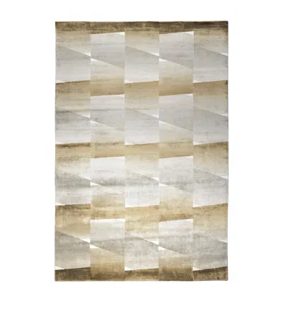 The Rug Company X Kelly Wearstler Crux Cognac Rug In Gold