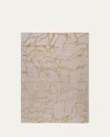The Rug Company X Kelly Wearstler Tracery Gold Hand-knotted Rug, 8' X 10'