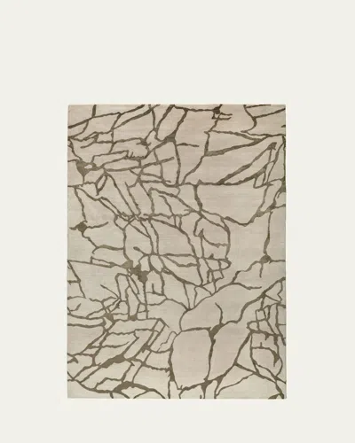 The Rug Company X Kelly Wearstler Tracery Hand-knotted Rug, 6' X 9' In Neutral
