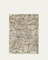 The Rug Company X Kelly Wearstler Tracery Hand-knotted Rug, 8' X 10' In Gray, Cream, Green