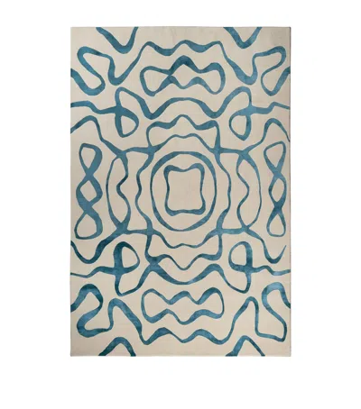 The Rug Company X Ken Fulk Sonic Wave Rug In Blue