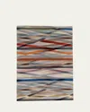 The Rug Company X Paul Smith Carnival Hand-knotted Rug, 6' X 9' In Red, Blue, Gray Multi