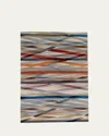 The Rug Company X Paul Smith Carnival Hand-knotted Rug, 9' X 12' In Red, Blue, Gray Multi