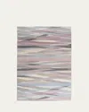 The Rug Company X Paul Smith Carnival Pale Hand-knotted Rug, 6' X 9' In Cream, Purple Multi