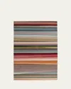 The Rug Company X Paul Smith Festival Hand-knotted Rug, 8' X 10' In Red, Blue, Orange Multi