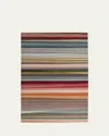 The Rug Company X Paul Smith Festival Hand-knotted Rug, 9' X 12' In Red, Blue, Orange Multi
