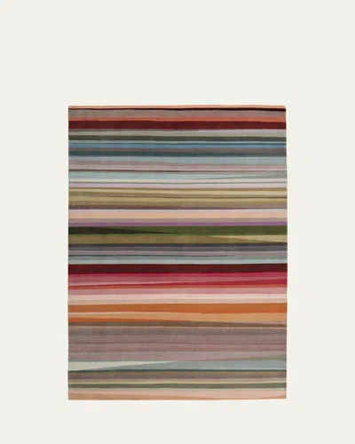 The Rug Company X Paul Smith Festival Hand-knotted Rug, 9' X 12' In Multi