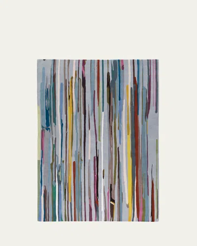 The Rug Company X Paul Smith Paint Stripe Hand-knotted Rug, 9' X 12' In Multi