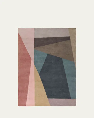 The Rug Company X Paul Smith Split Bright Hand-knotted Rug, 8' X 10' In Multi