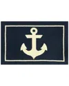 The Rug Market Anchor 30x48in Doormat In Blue
