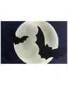 The Rug Market Batty Moon 24x36in Doormat In Multicolor