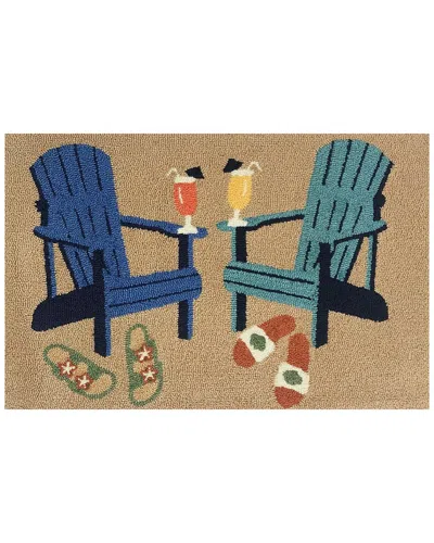 THE RUG MARKET THE RUG MARKET BEACH DRINKS 30X48IN DOORMAT