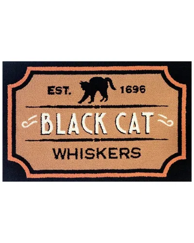 The Rug Market Black Cat Whiskers 24x36in Doormat In Brown