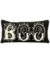 The Rug Market Boo 12x24in Pillow In Black