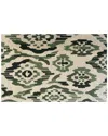 The Rug Market Broken Ikat Indoor/outdoor Doormat In Green