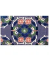 The Rug Market Butterfly Medallion 30x48in Doormat