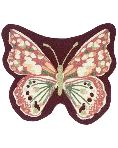 THE RUG MARKET THE RUG MARKET BUTTERFLY SHAPED INDOOR/OUTDOOR DOORMAT