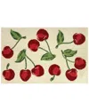 The Rug Market Cherry Toss 30x48in Doormat In Ivory