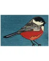 The Rug Market Chickadee Indoor/outdoor Doormat In Blue