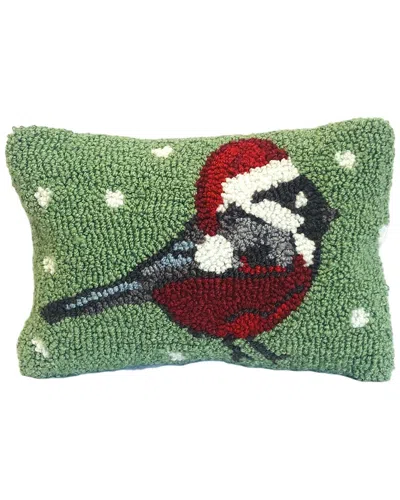 THE RUG MARKET THE RUG MARKET CHICKADEE SANTA 8X12IN RUG