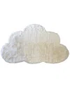The Rug Market Cloud Fur Shape Rug In White