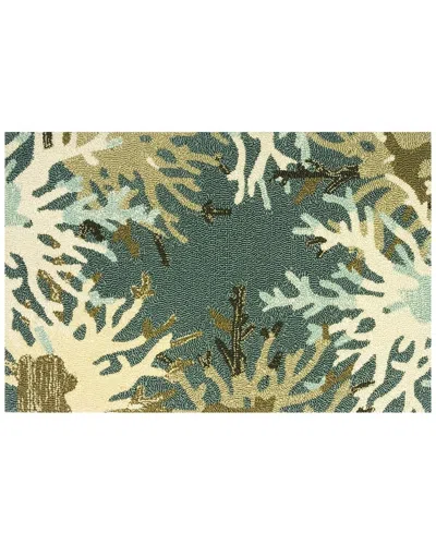 THE RUG MARKET THE RUG MARKET CORAL BORDER 30X48IN DOORMAT