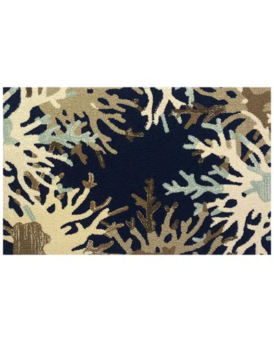 THE RUG MARKET THE RUG MARKET CORAL BORDER 30X48IN DOORMAT
