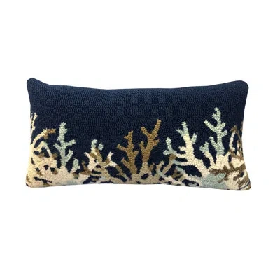 The Rug Market Coral Border Pillow In Multi