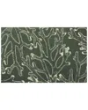 The Rug Market Coral X-ray 30x48in Doormat In Aqua