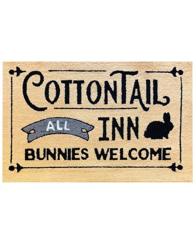 THE RUG MARKET THE RUG MARKET COTTONTAIL INN 24X36IN DOORMAT