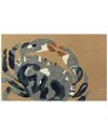 The Rug Market Crab Sea Grass Indoor/outdoor Doormat In Brown