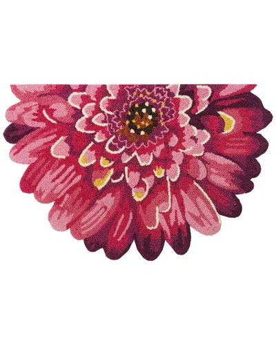 The Rug Market Dahlia Slice 30x48in Doormat In Purple