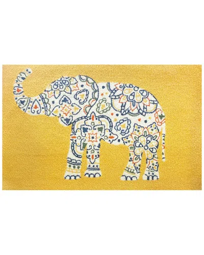 The Rug Market Elephant 30x48in Doormat In Animal Print