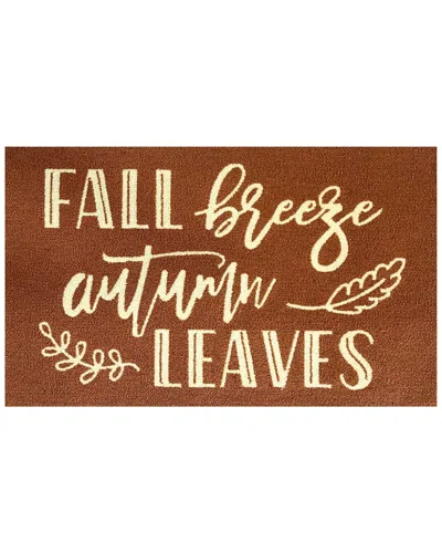 The Rug Market Fall Breeze 24x36in Doormat In Brown