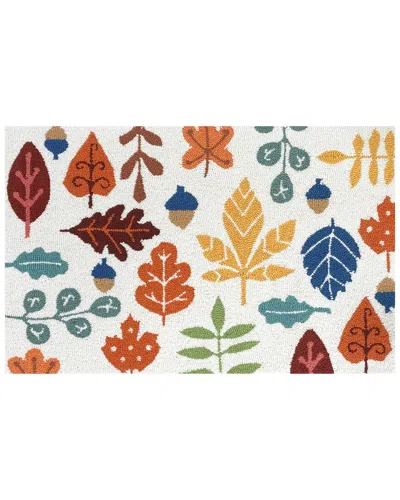 The Rug Market Fall Toss Icon 24x36in Doormat In White