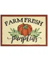 The Rug Market Farm Fresh Pumpkins 30x48 Doormat In Cream