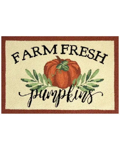 THE RUG MARKET THE RUG MARKET FARM FRESH PUMPKINS 30X48 DOORMAT