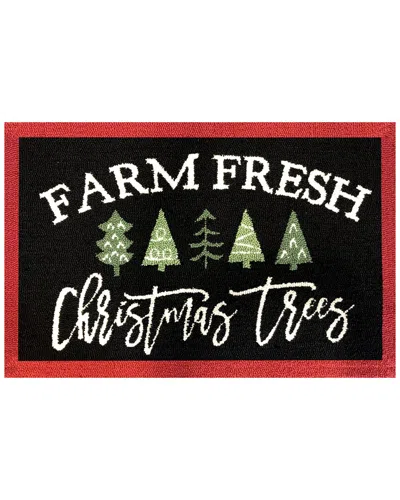 THE RUG MARKET THE RUG MARKET FARM FRESH TREES 24X36IN DOORMAT