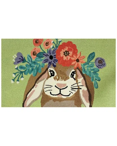 The Rug Market Flower Child 24x36in Doormat In Green