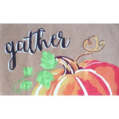 The Rug Market Gather Harvest Indoor/outdoor Tan Rug In Multi