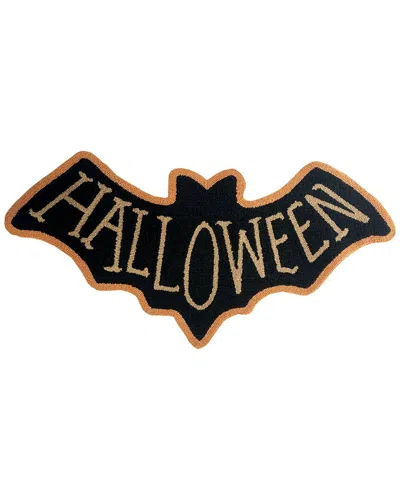 THE RUG MARKET THE RUG MARKET HALLOWEEN BAT 24X48IN DOORMAT