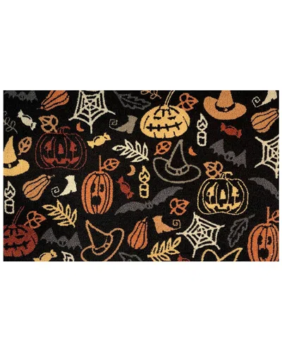The Rug Market Halloween Icon 30x48in Doormat In Grey